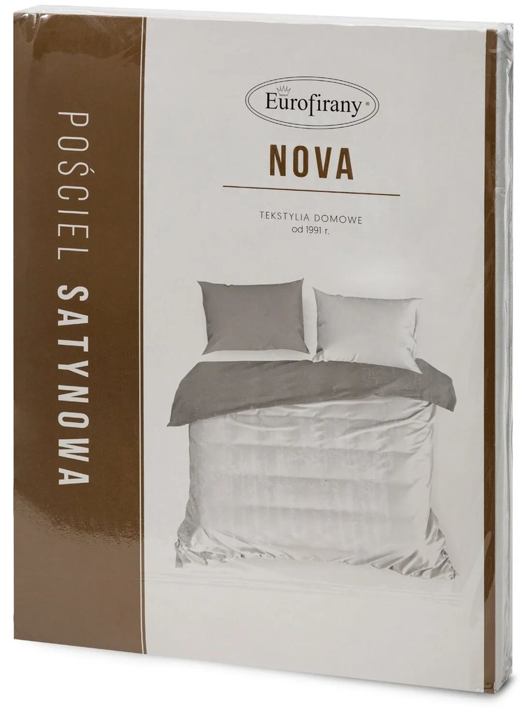 SATÉNOVÉ OBLIEČKY NOVA3 200X220 CM, 2KS 70X80 CM BIELE