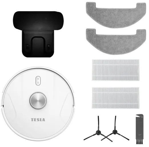 TESLA Electronics RoboStar - Inteligentný robotický vysávač 2v1 2600 mAh Wi-Fi biela