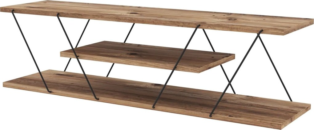 TV skrinka Canaz v2 - Black, Walnut