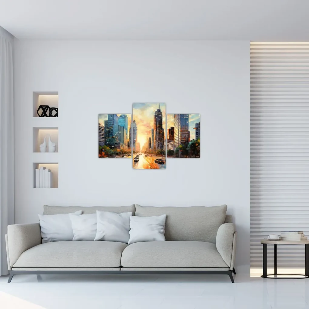 Obraz - Maľba mesta (90x60 cm)