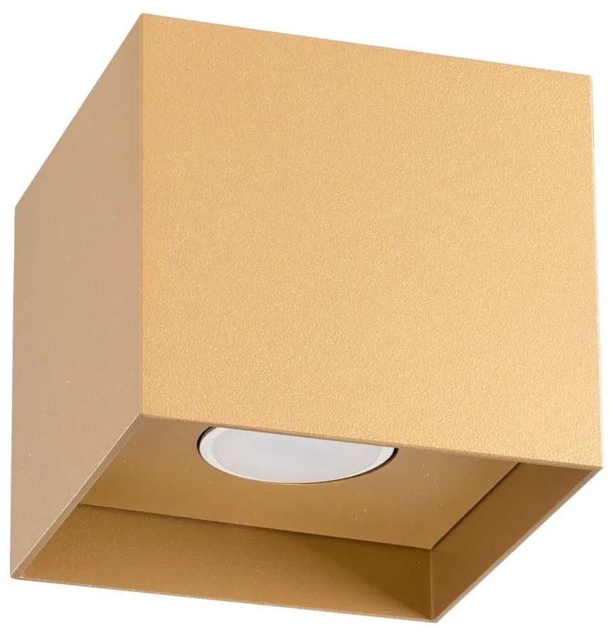 Sollux SL.1279 - Bodové svietidlo HATI 1xGU10/10W/230V zlatá