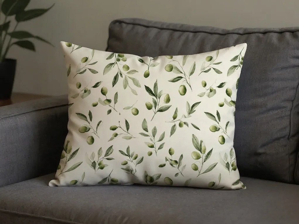 Polybavlnená obliečka na vankúš OLIVE POLY 50x70 cm, zelená