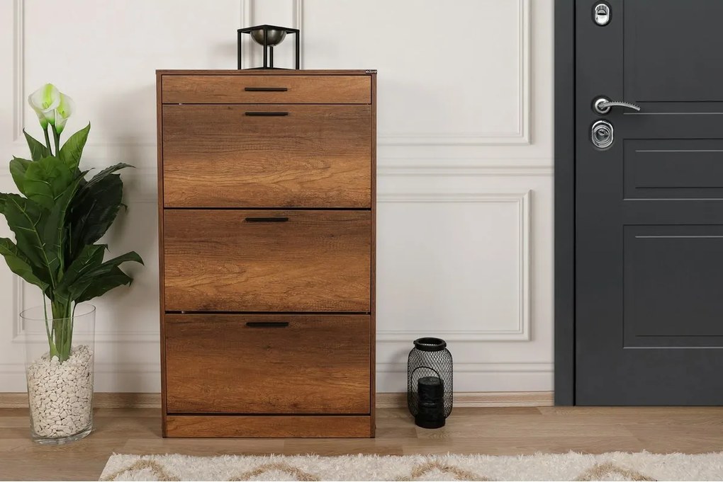 Skriňa na topánky Oslo Walnut II