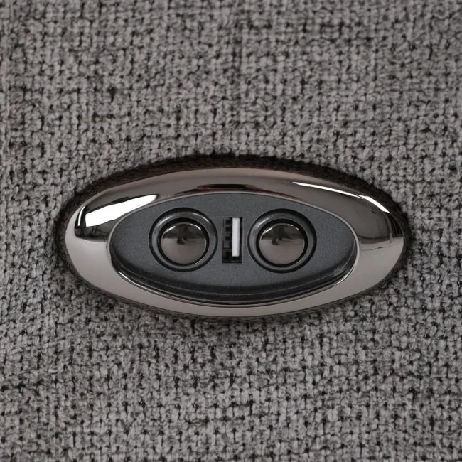 Polohovacie kreslo sivé, elektrické TV-Q8575 GREY2