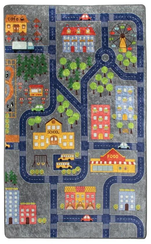 Detský koberec Small Town, 200 × 290 cm