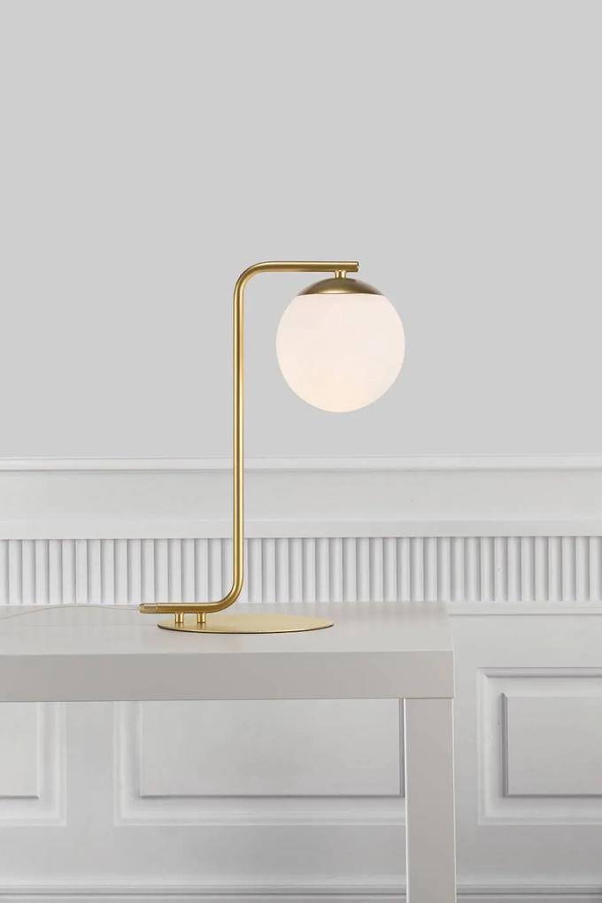 GRANT | dizajnová stolná lampa Farba: Mosadz