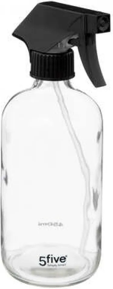 5Five® Rozprašovač na vodu/čistiace prostriedky, 500ml - číre sklo