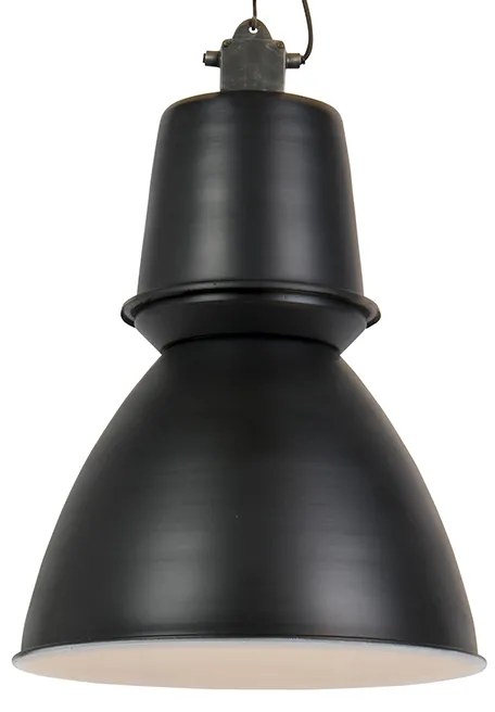 Priemyselná veľká závesná lampa čierna - Giganta