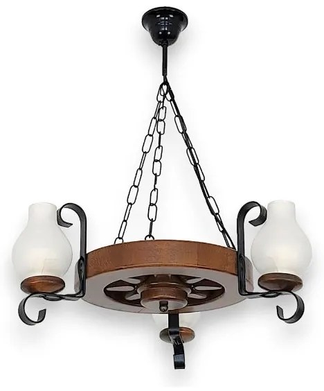 Brilagi - Luster na reťazi ROATA 3xE14/40W/230V buk/orech