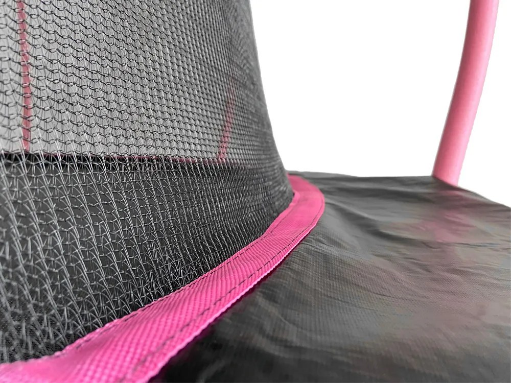 Trampolína LEAN Sport Max 426 cm čierno-ružová