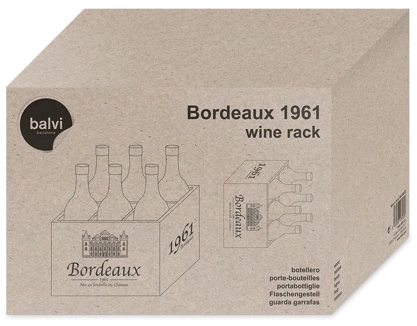 Drevený stojan na víno Balvi Bordeaux