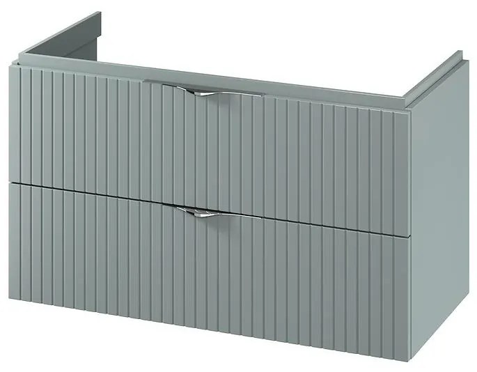 Cersanit S1015-012 -Zavesená kúpeľňová skrinka pod umývadlo TIRSO 100x45 cm mintová