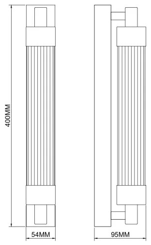 Zuma Line 003064-034730 - LED nástenné svietidlo KALIA LED/8W/230V mosadz