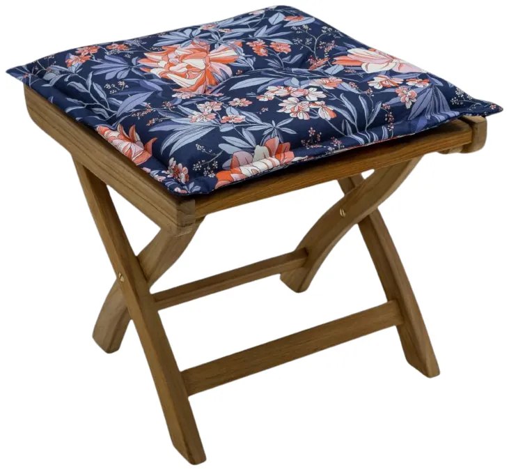 Podsedák na stoličku MADISON MAXIME INDIGO 50x50 cm, modrý