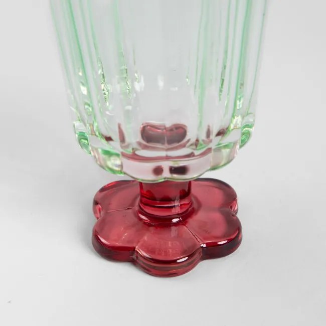 Pohár CASSIAR zelený / koralový 727153 220 ml