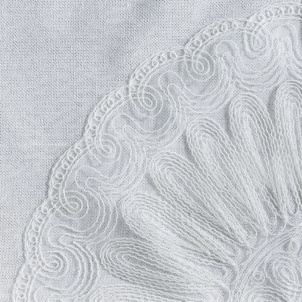 OBRUS ELEN 140X260 CM BIELA