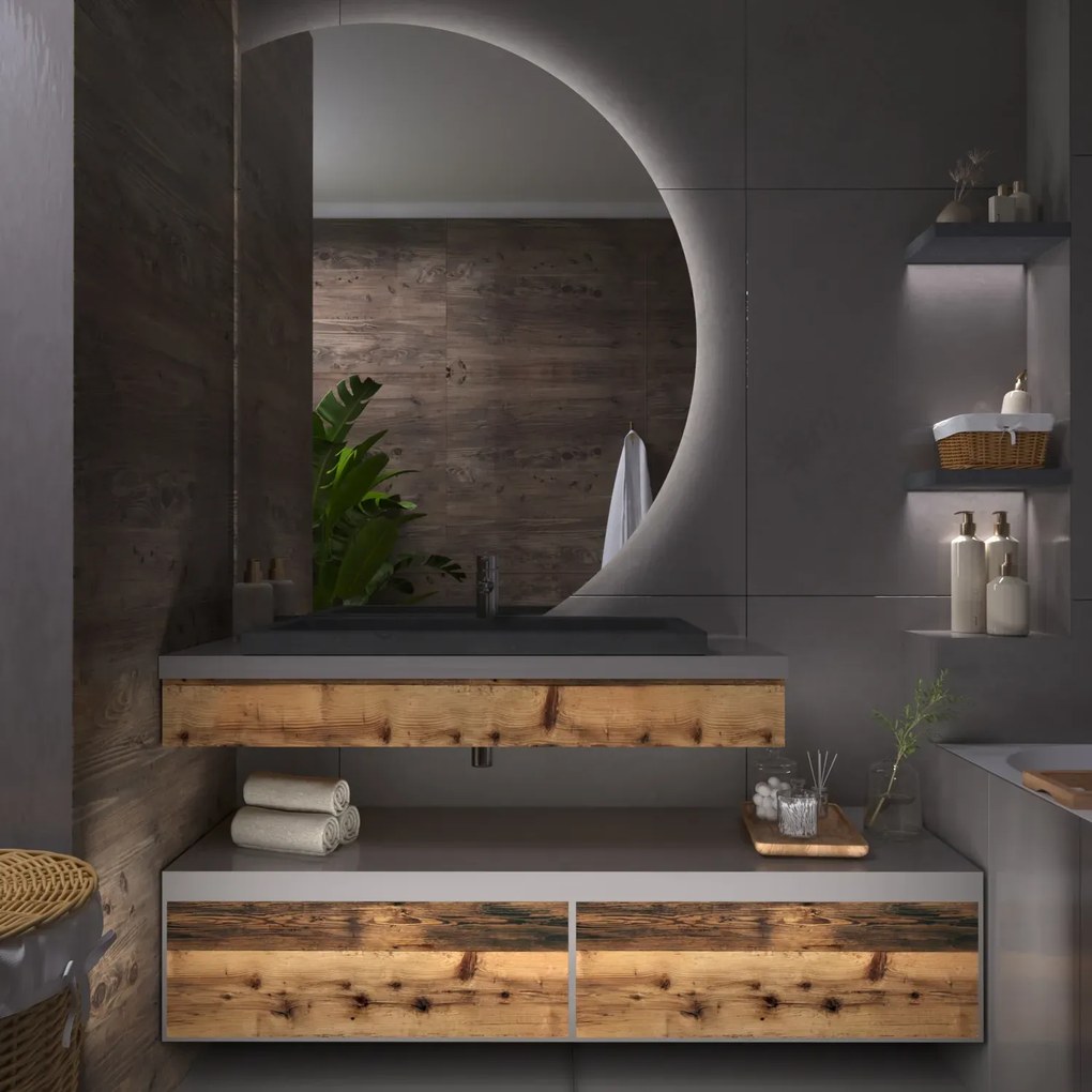 Okrúhle zrkadlo s LED svetlom E4