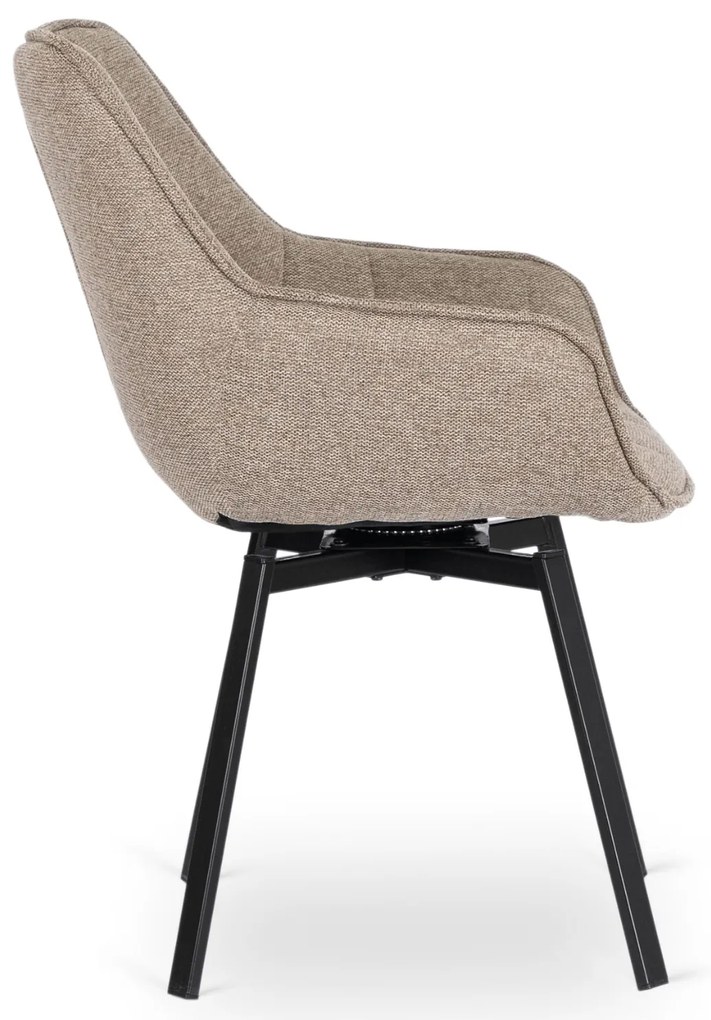 PROXIMA.store - Čalúnená stolička LUNA FARBA: béžová