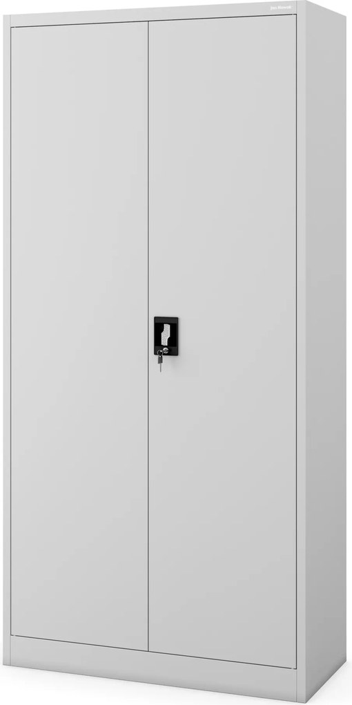 Kovová šatňová skriňa DAWID, 900 x 1850 x 450 mm, šedá