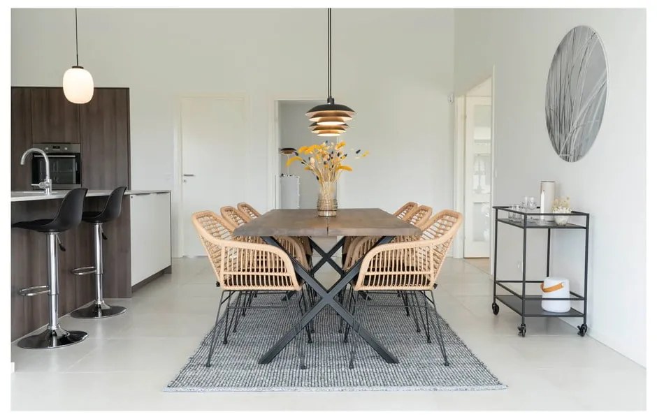 Set 2 záhradných kresiel z umelého ratanu House Nordic Trieste