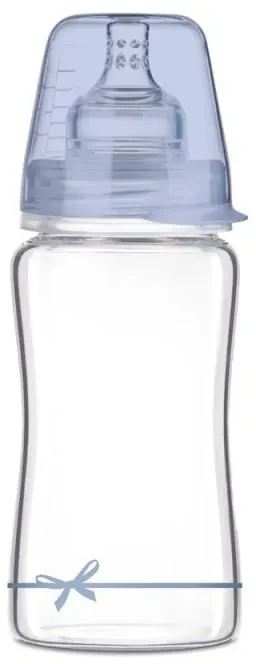 Lovi sklenená fľaša Baby Shower Blue 250 ml