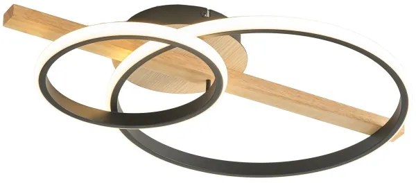 Zuma Line MX3913-2-3BWLT - LED Prisadený luster ALMERIA LED/17W/230V