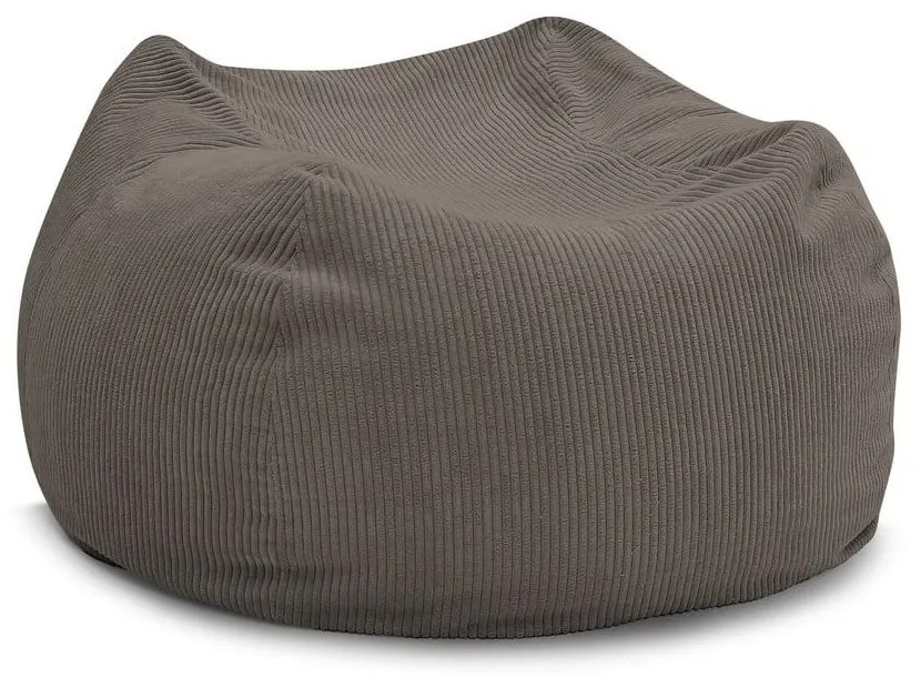 Sivo-hnedý sedací vak Voltaire – Bobochic Paris