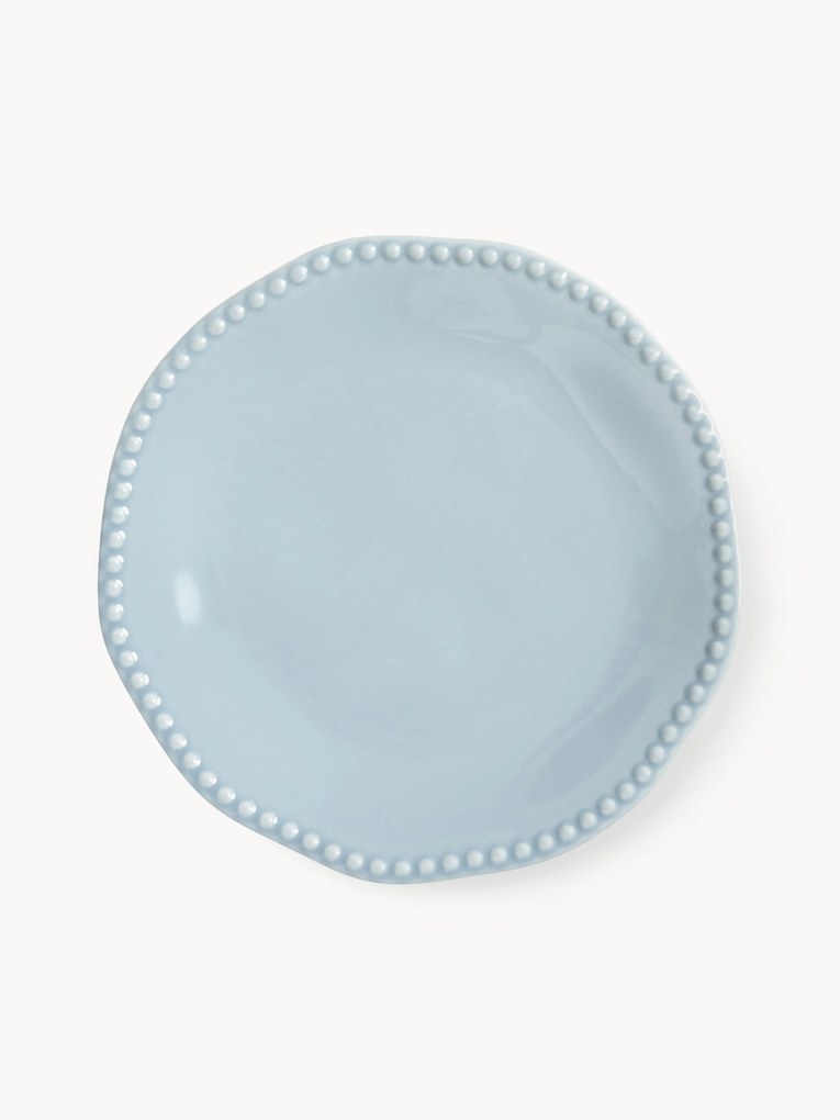 Plytké taniere z čínskeho porcelánu Perle, 2 ks