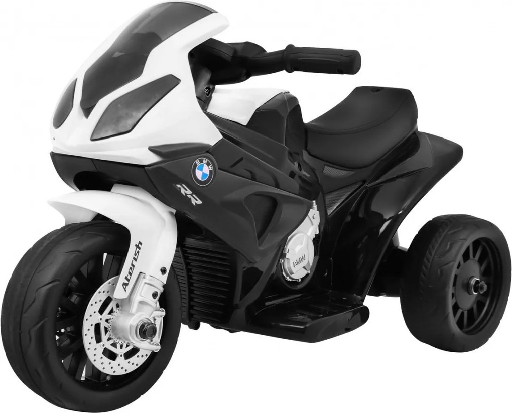 Ramiz BMW S1000 RR Mini detský motocykel na batérie čierny + 3 kolieska + zvuky + LED
