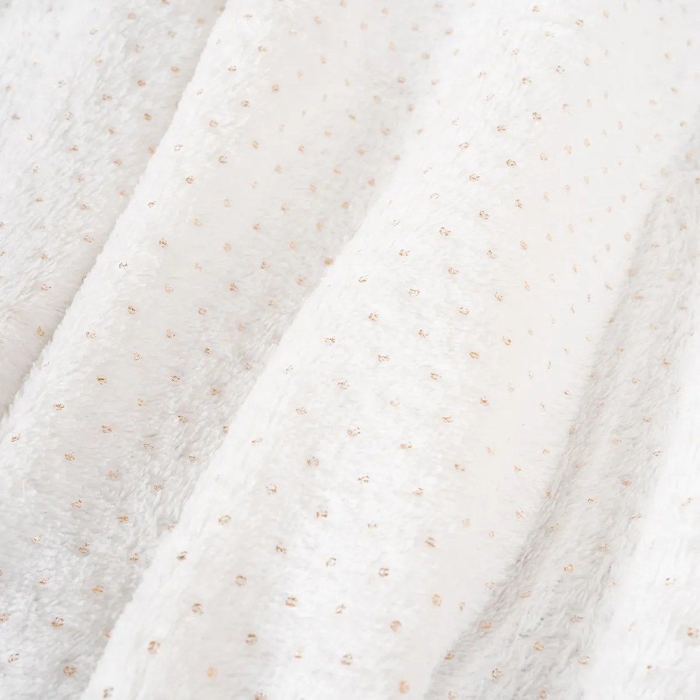 Deka Dots biela, 150 x 125 cm