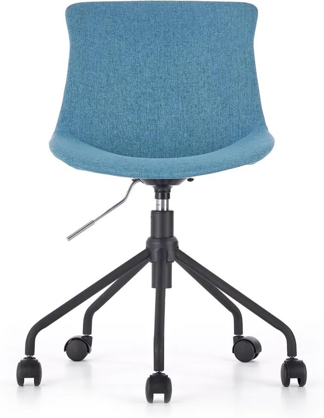 HALMAR Doblo detská stolička na kolieskach modrá