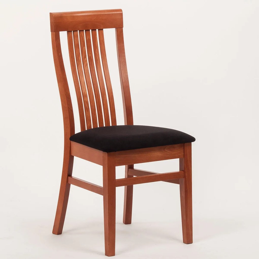 Stima Buková jedálenská stolička Takuna Vyberte odtieň ->: Tmavo hnedá, Vyberte látku ->: VELVET terracota 44