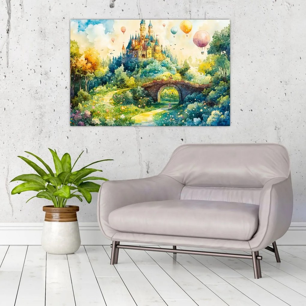Obraz - Rozprávkový zámok (90x60 cm)