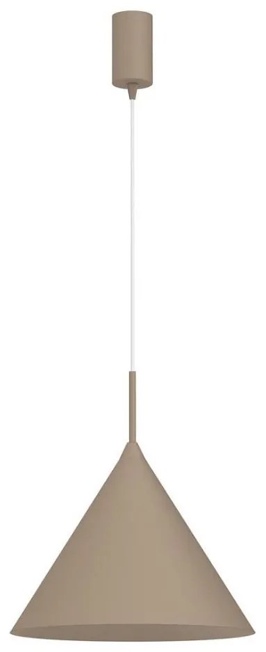 Závesný luster CAPITAL na lanku, 1×GX53/15W/230V, priemer 32 cm, farba taupe