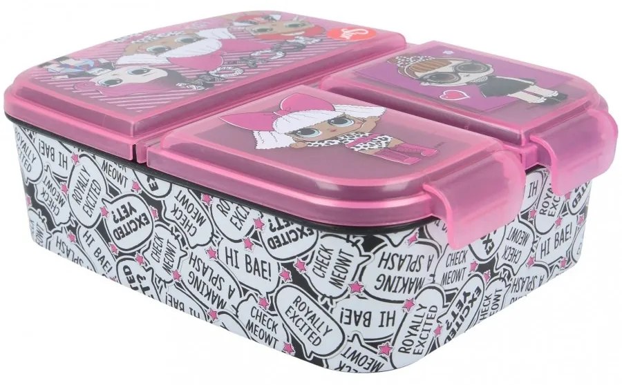 Multibox na desiatu L.O.L. Surprise s 3 priehradkami
