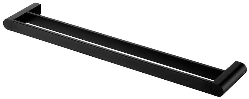 FUTURA BLACK Vešiak 610  dvojitý čierny 02967