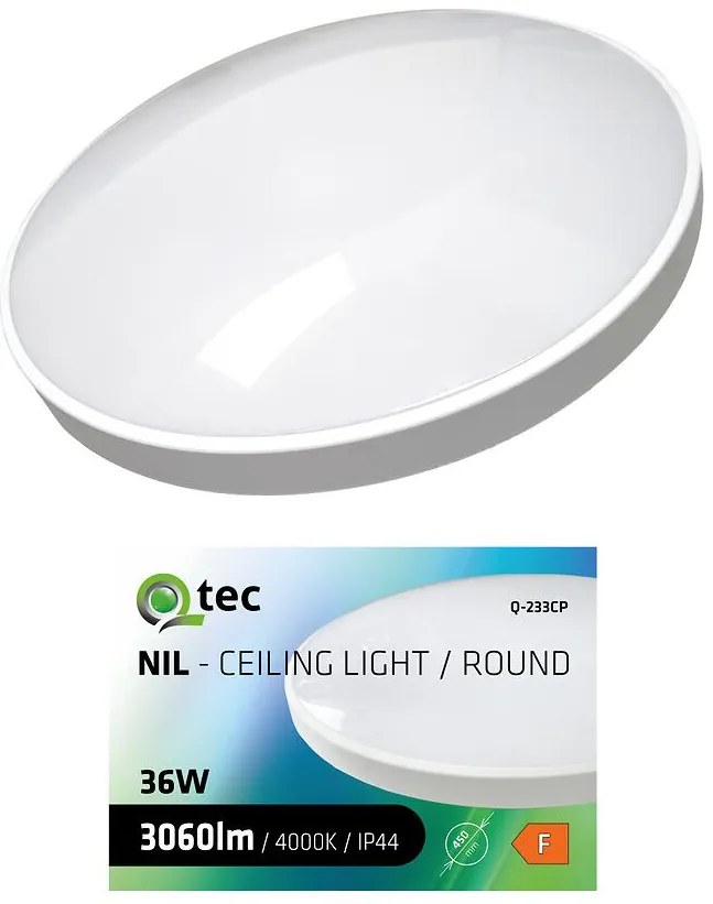 Stropná lampa QTEC 36W 4000K
