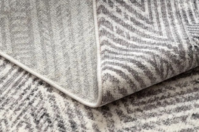 Koberec ANGEL 7890 / 52042 rybia kosť, chevron béžový / sivý