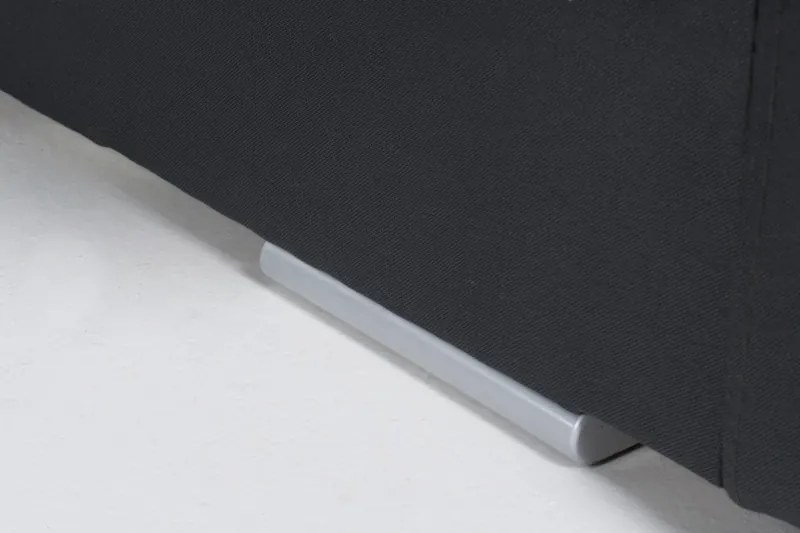 Rozkladacia rohová sedacia súprava Nero, tm. sivá (neve 97)