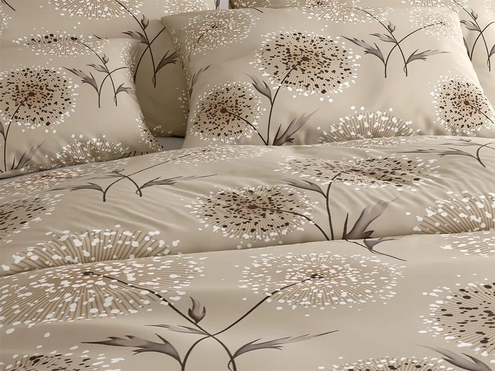 Polybavlnené obliečky PAMPELINO POLY svetlohnedé Rozmer obliečky: 70 x 90 cm | 140 x 200 cm
