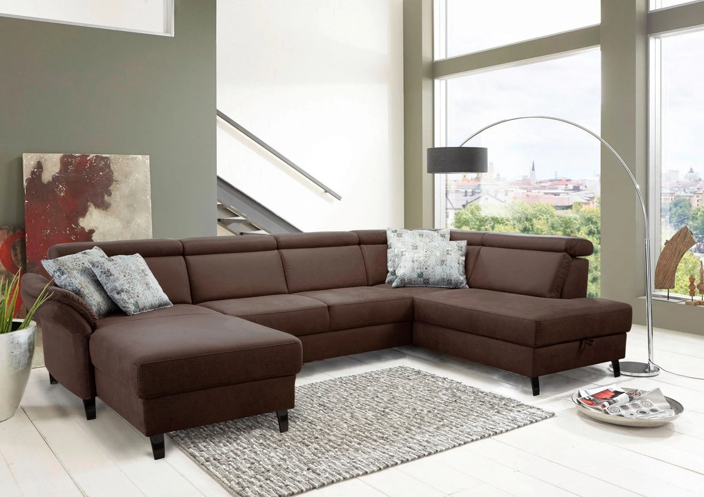 XXXLutz SEDACIA SÚPRAVA, textil, koňaková Sit & More - Sedačky - 000144005227