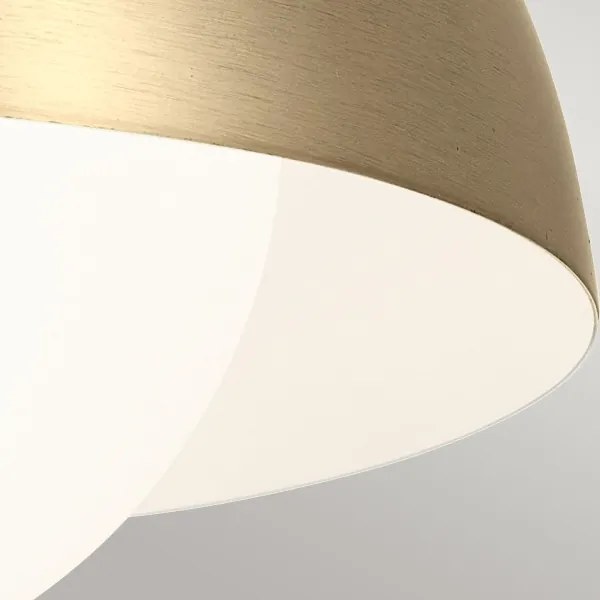 Kichler KL-NIVA-1W-1P-CPZ - Nástenná lampa NIVA 1xE27/40W/230V mosadz