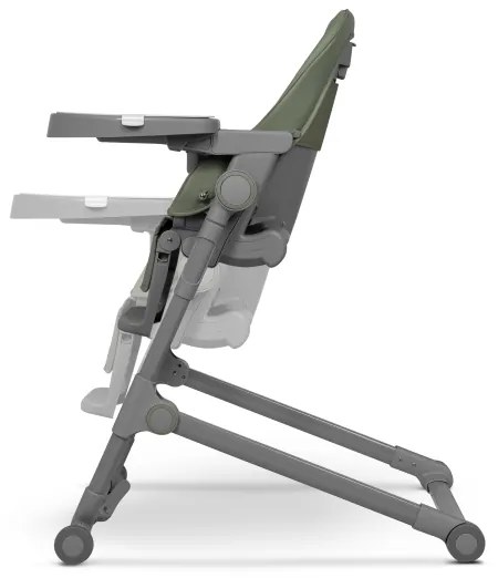 Lionelo - Detská jedálenská stolička 2v1 CORA PLUS Zelená oliva