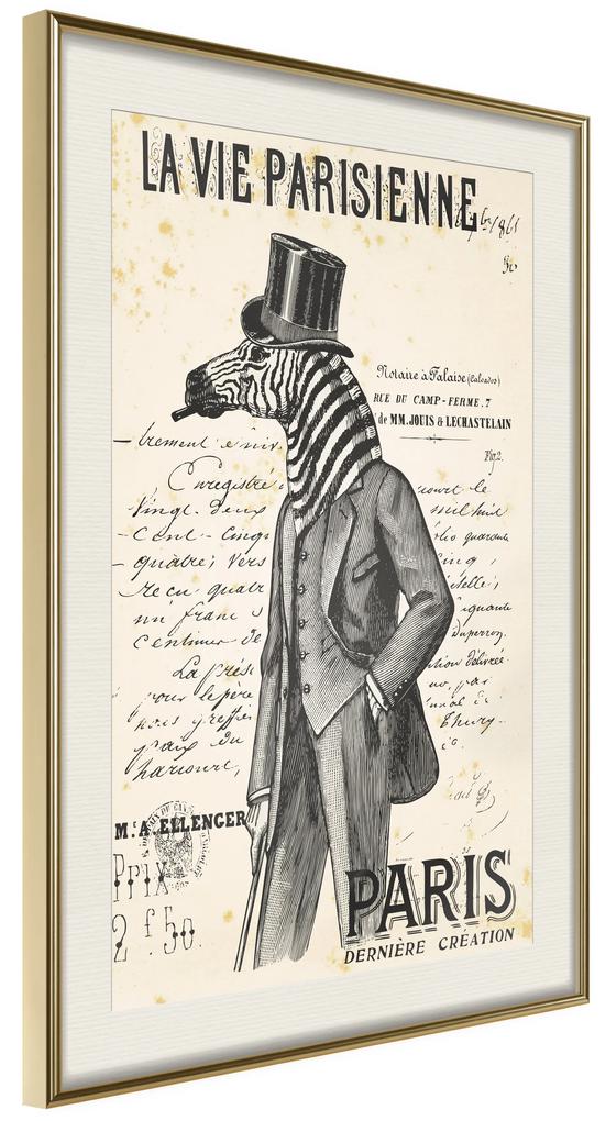 Artgeist Plagát - La Vie Parisienne [Poster] Veľkosť: 30x45, Verzia: Čierny rám s passe-partout