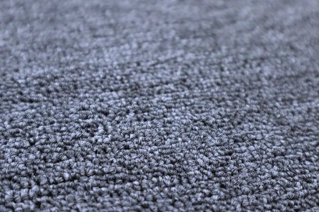 Vopi koberce Kusový koberec Astra šedá kruh - 67x67 (priemer) kruh cm