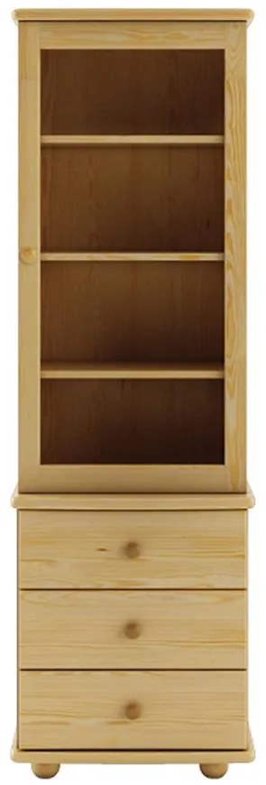 Vitrína z Borovice KW117 surová