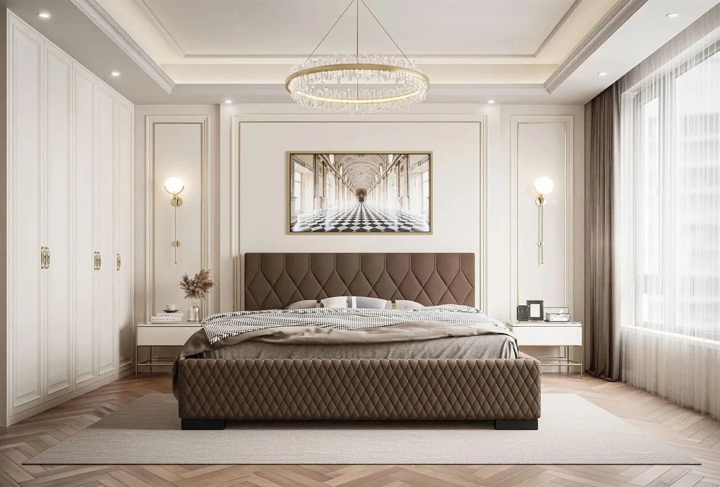 ČALÚNENÁ MANŽELSKÁ POSTEĽ FARAH 180X200