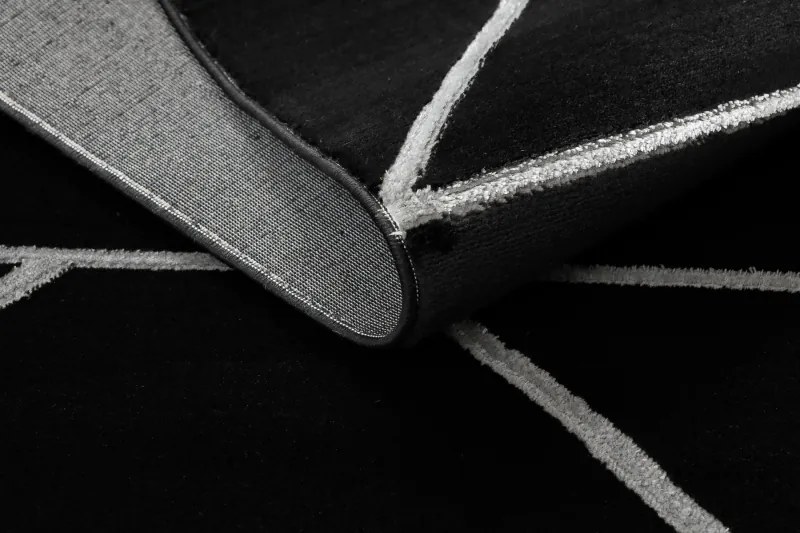 Koberec EMERALD 7543 čierno / strieborný