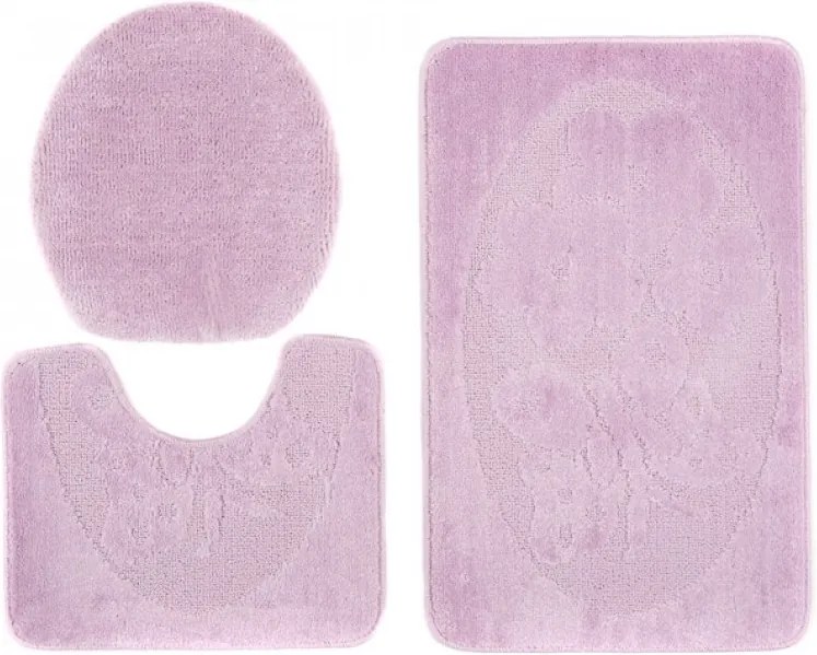 Koupelnové předložky 1125 fialové 2 ks, Šířky běhounů 0 cm