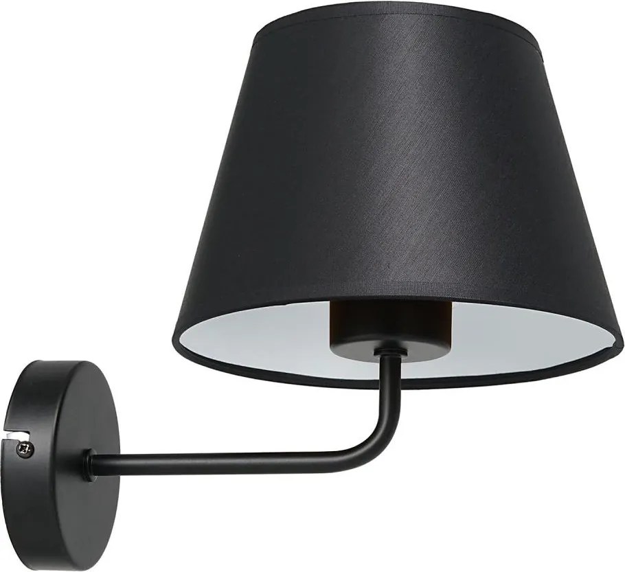 Nástenná lampa ARDEN 1xE27/60W/230V čierna/biela